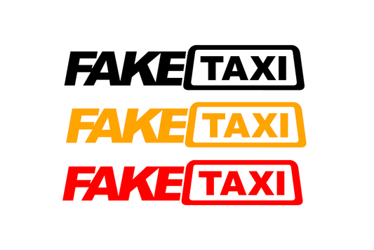 Fake Taxi Sticker