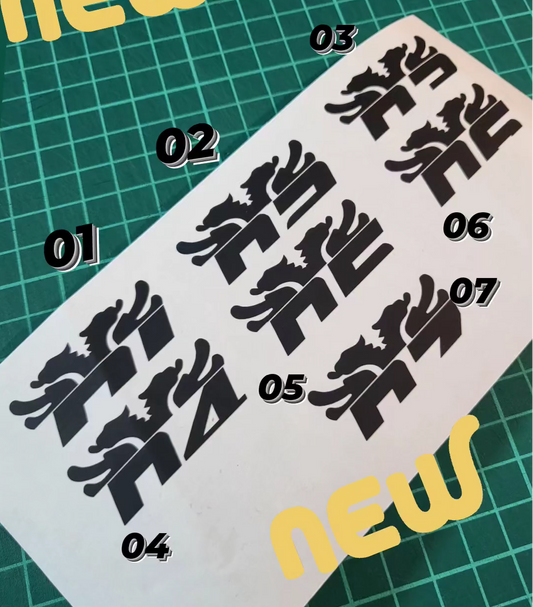 Shqipojn - Zahl Sticker